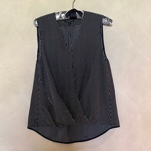 Rag & Bone Victor Silk Sleeveless V neck Blouse